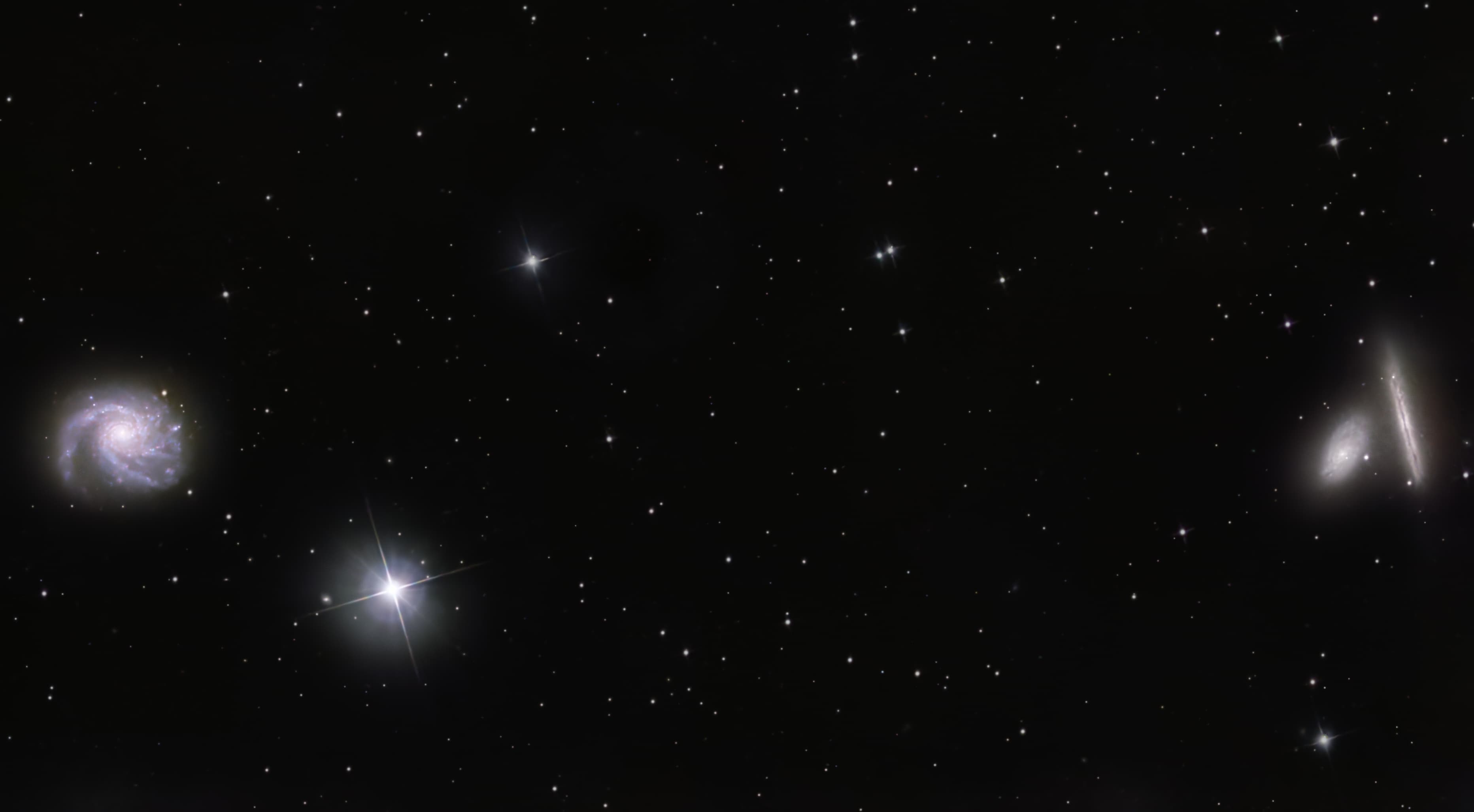 St. Catherine's Wheel (M99) and friends