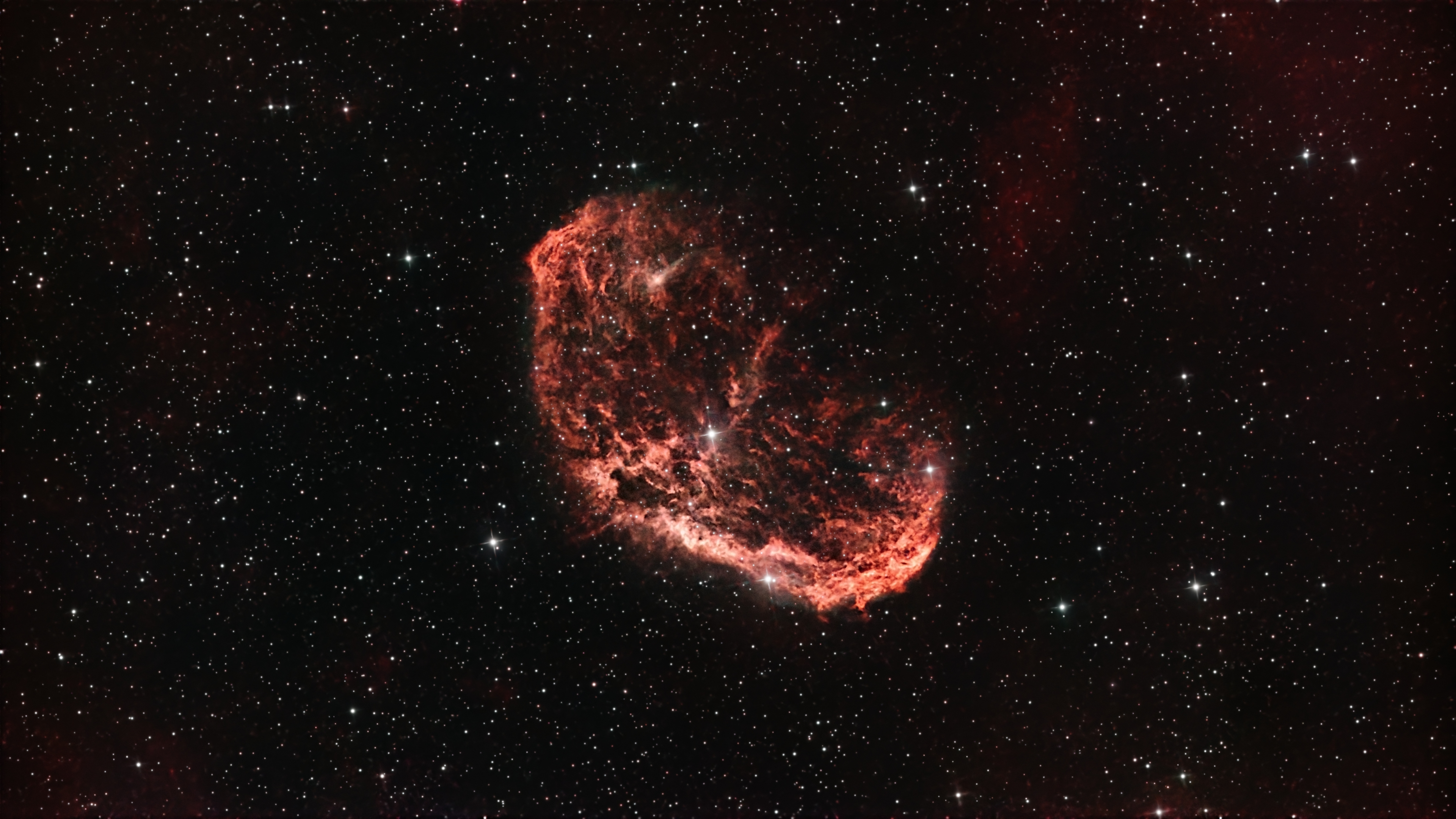 The Crescent Nebula.